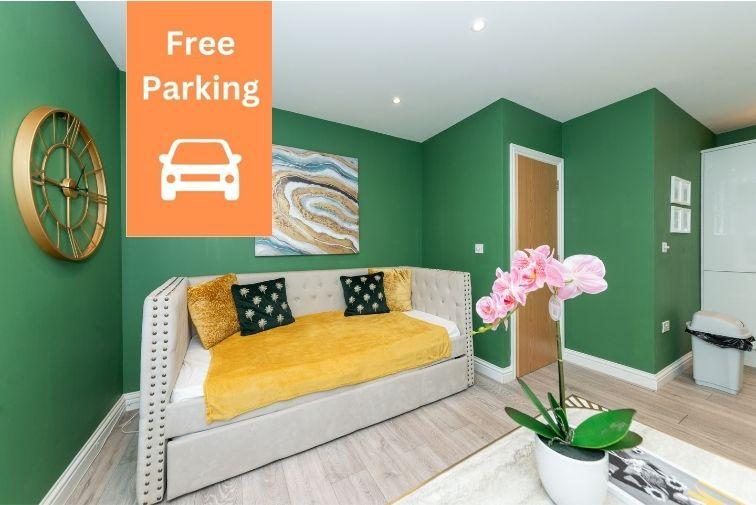 Free Parking 2Beds Flat Weekly/Monthly Stay Saving2