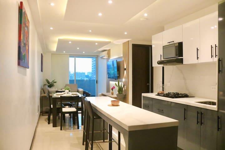 Luxury Suite in Riomar 2BR/2BA #Barranquilla2