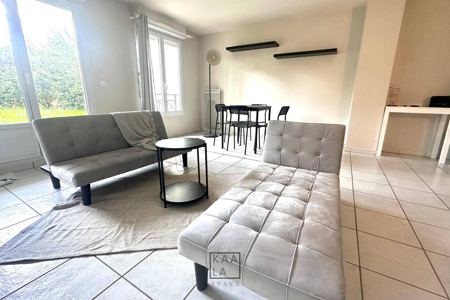 Apt spacieux Paris-Disneyland | Garden + Parking5
