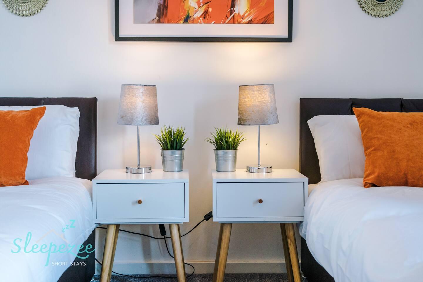 Budget Friendly Apartment with Twin Beds