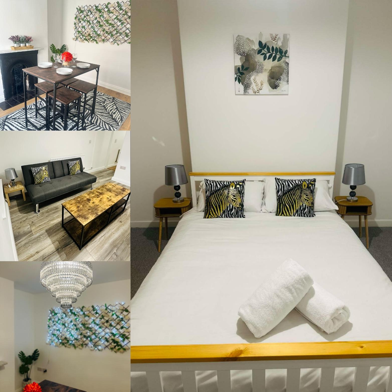 Modern 2 bedroom free parking+10mins walk to city2