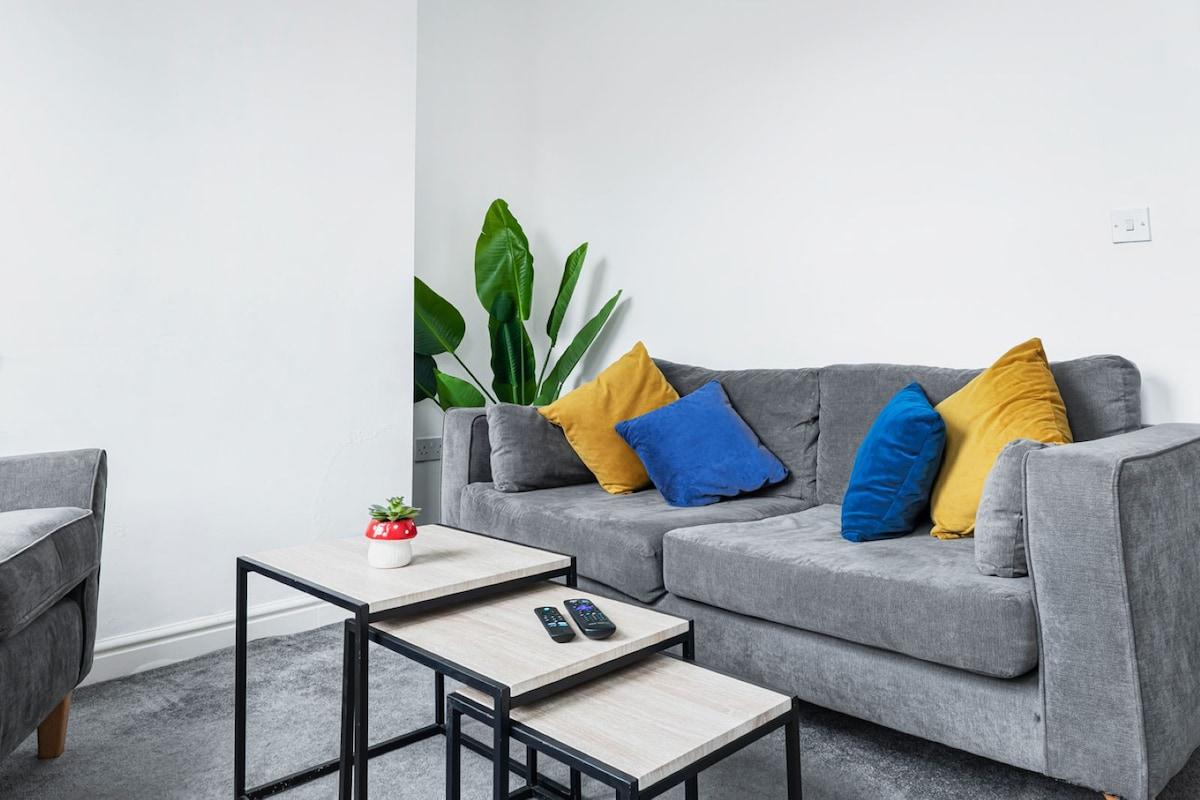 Stylish 2Bed Nottingham Parking, Garden, Workspace2