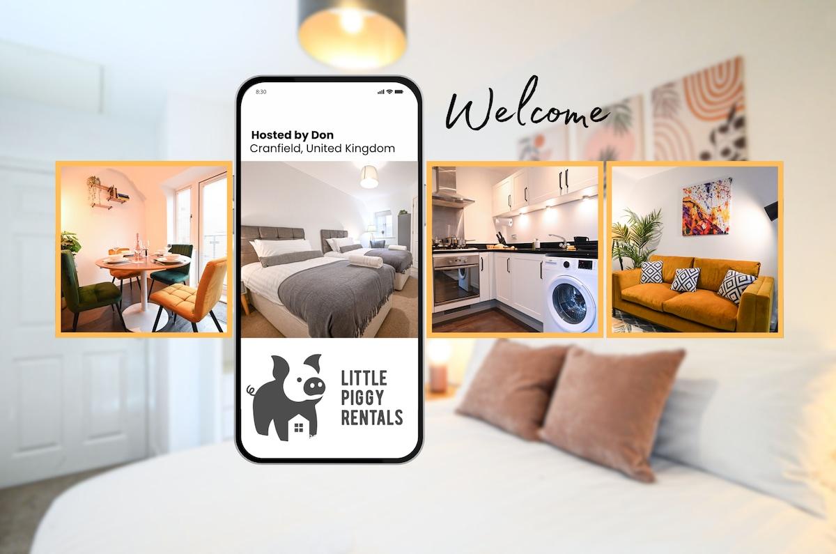 Spacious 2B R Balcony Flat w/ Parking & Fast Wi-Fi