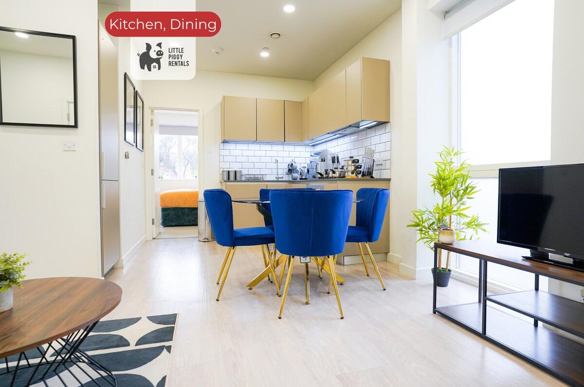 Central Modern 2br Apt. w/ Gym & Parking3