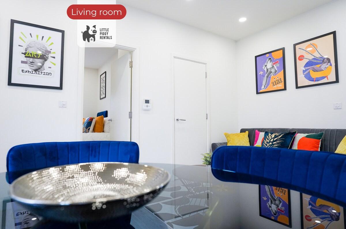 Central Modern 2br Apt. w/ Gym & Parking4