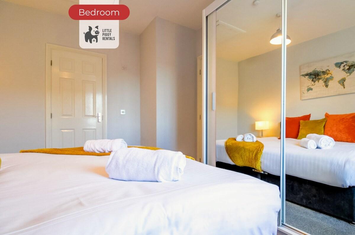 Spacious 2br Family Apartment w/ Wi-Fi (Sleeps 5)4