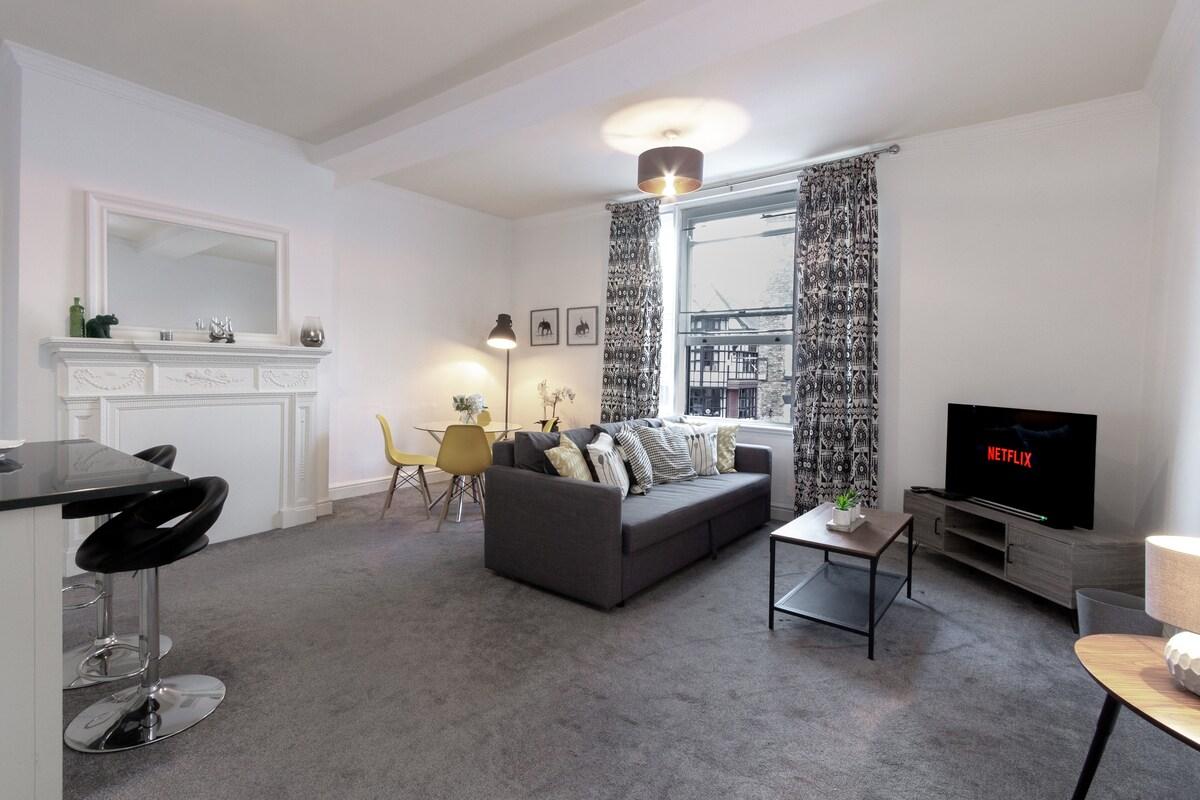 Chic Centrally Located 1Bed Apt in Chester