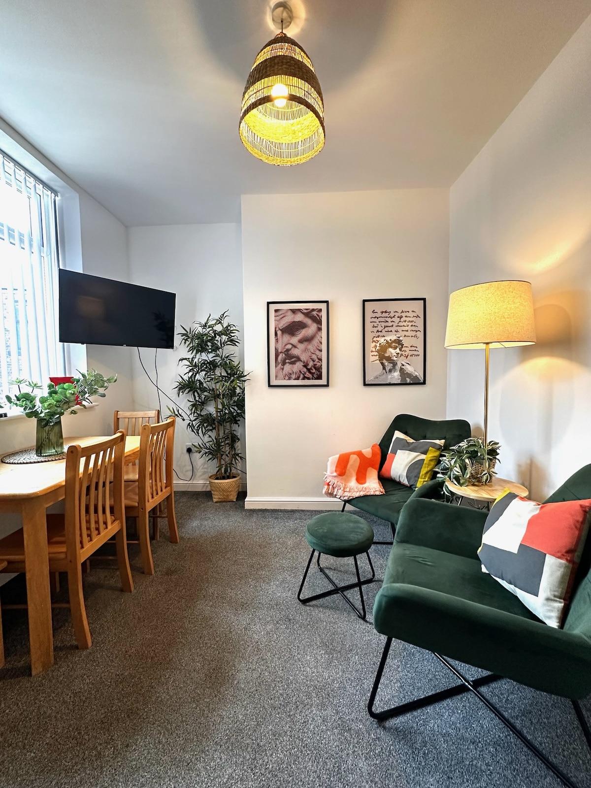 Wigan 1BR Haven:  Perfect for a Relaxing Stay