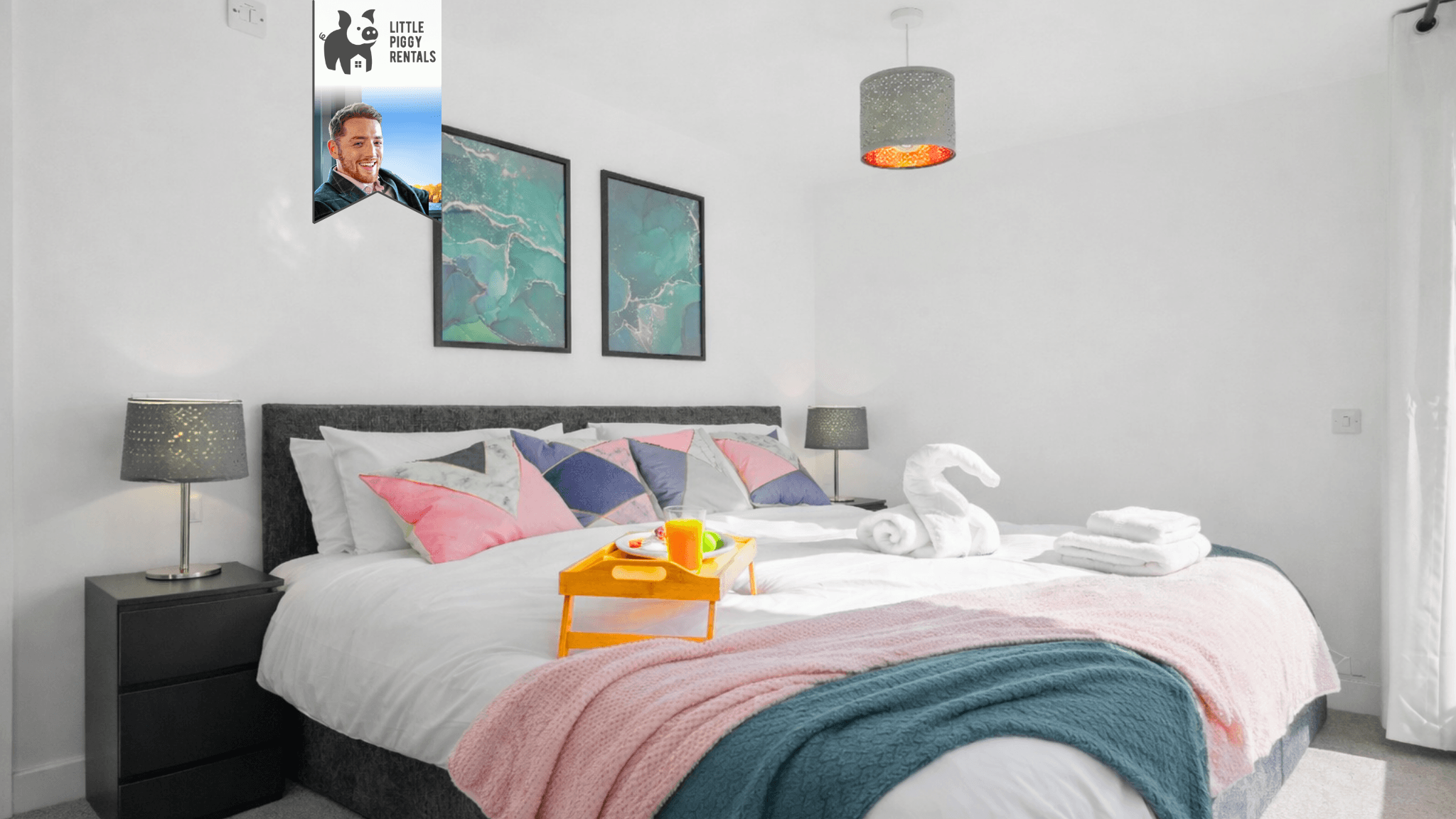 Luxury Penthouse with Balcony & 4K TV & Soundbar2