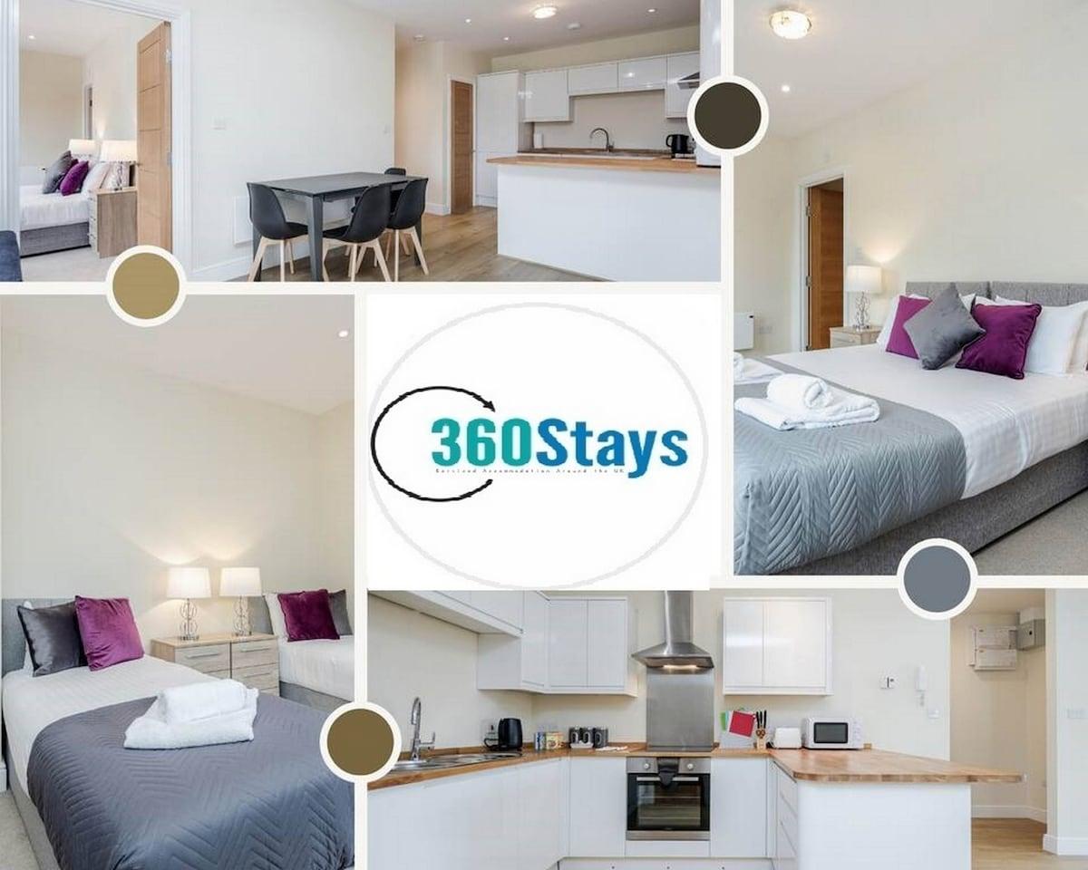 Luxury 2 Bedroom Apt.03 with Parking in Maidenhead