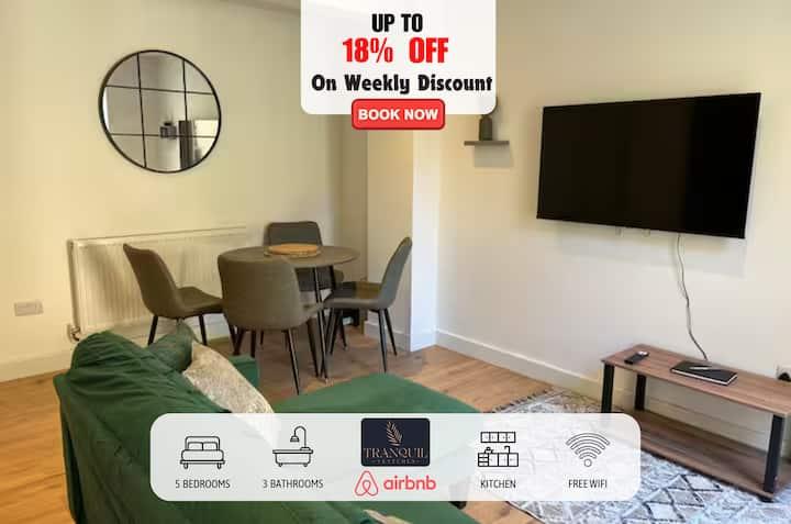 5%OFF|Lesiure|5Bed|Parking