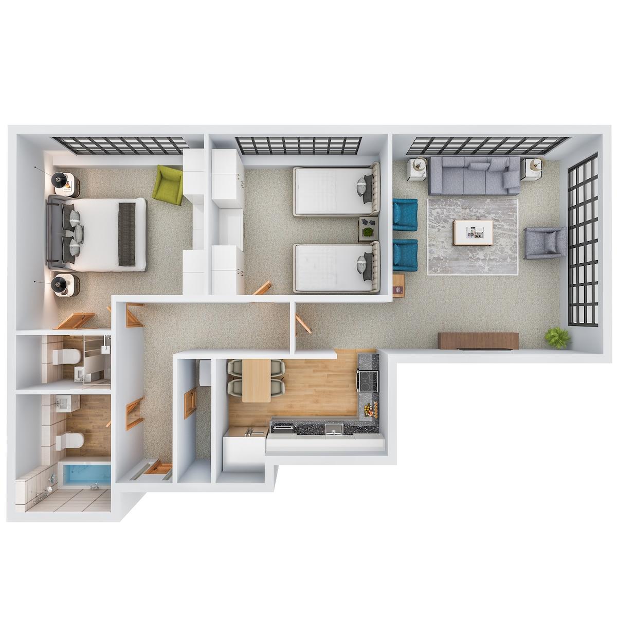 Castle View by Ginger & Gold | Luxury Norwich Apt6