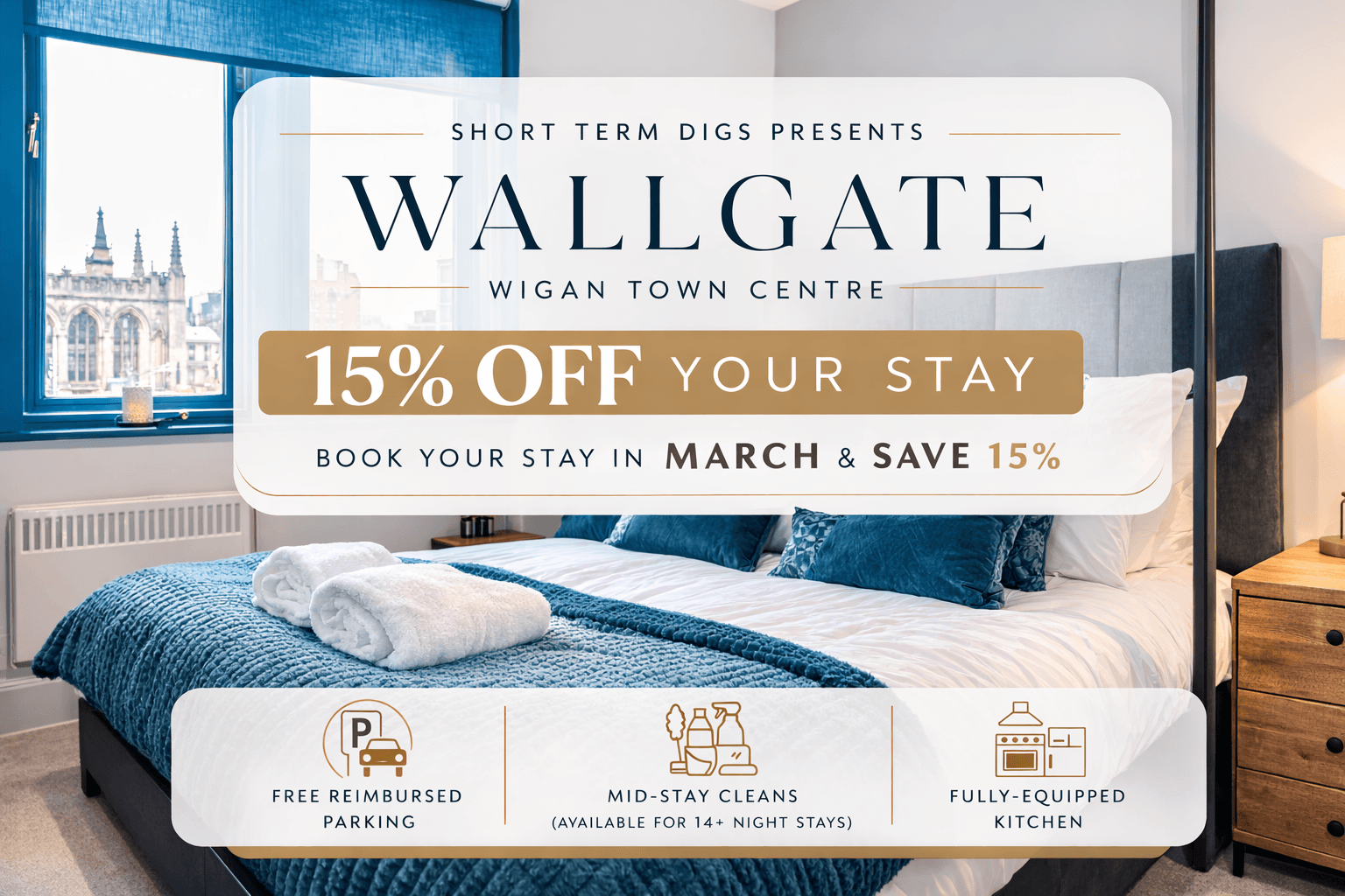 Central Wigan|Free Parking|Business|Leisure