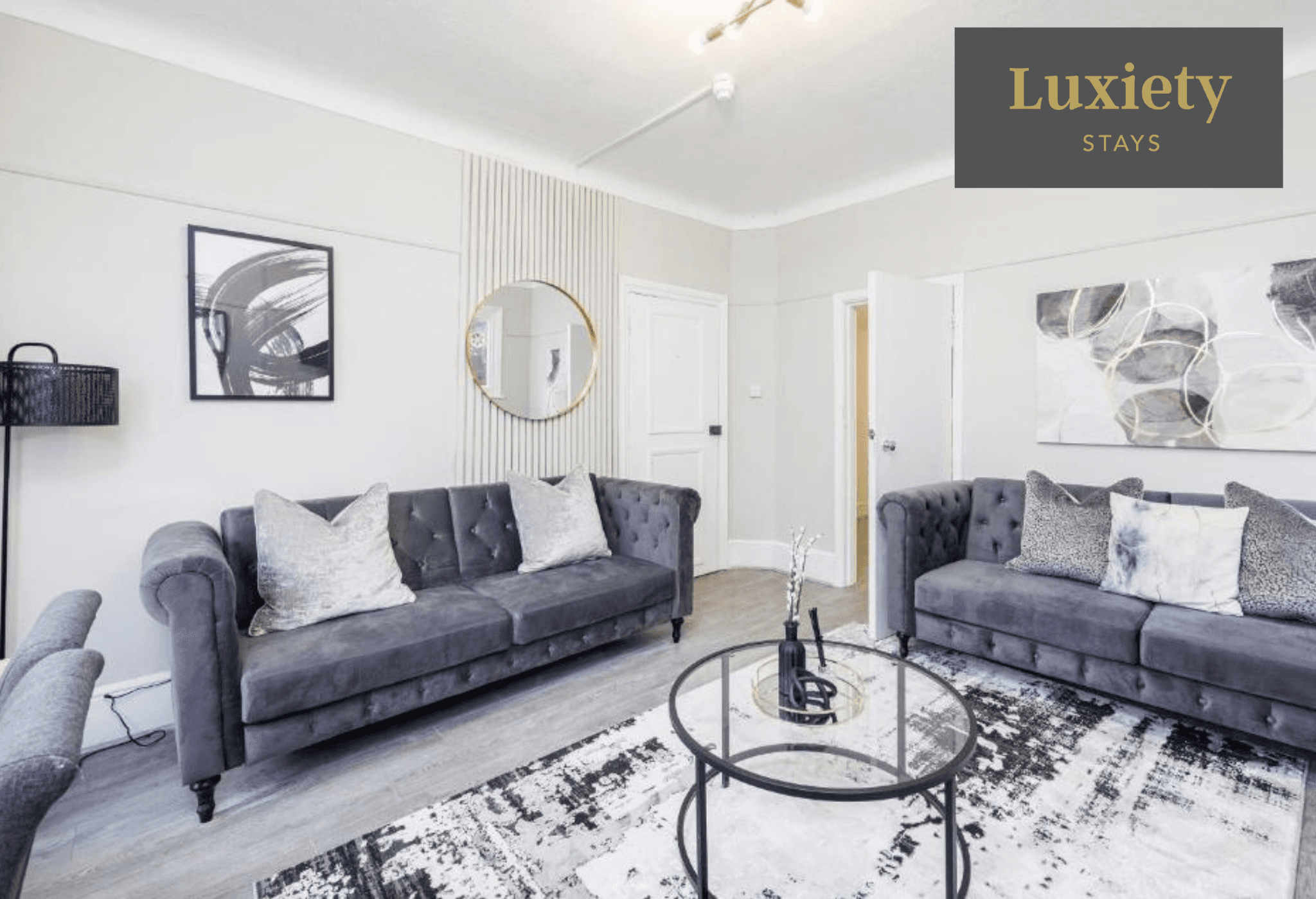 2 bed modern apartment by luxiety stays2