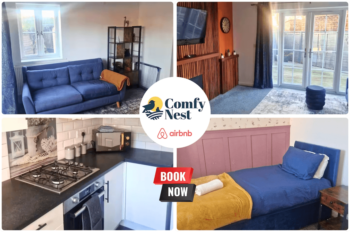 3BR Home By Comfy Nest Short Term Rental Rushden