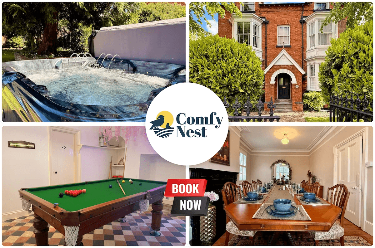 Comfy Nest Short Term Lets Wellingborough|Hot Tub