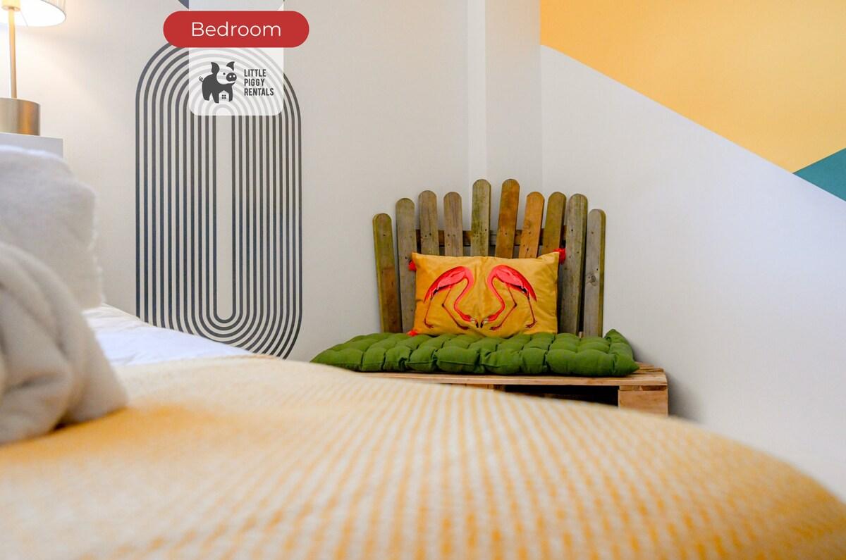 Quiet Premium Stansted Apt. Central, Wi-Fi, Desk6