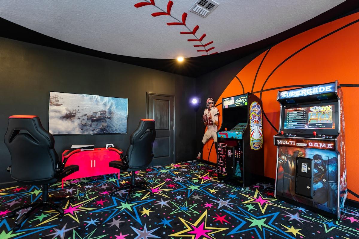 Awesome 8BR Villa by Disney | Pool/Theater/Arcade4