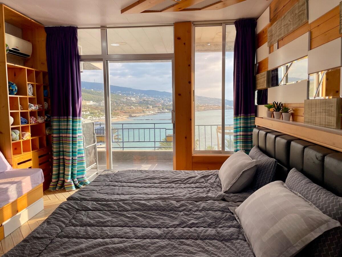 Modern Sea-View Stay | Sawary Resort Batroun2