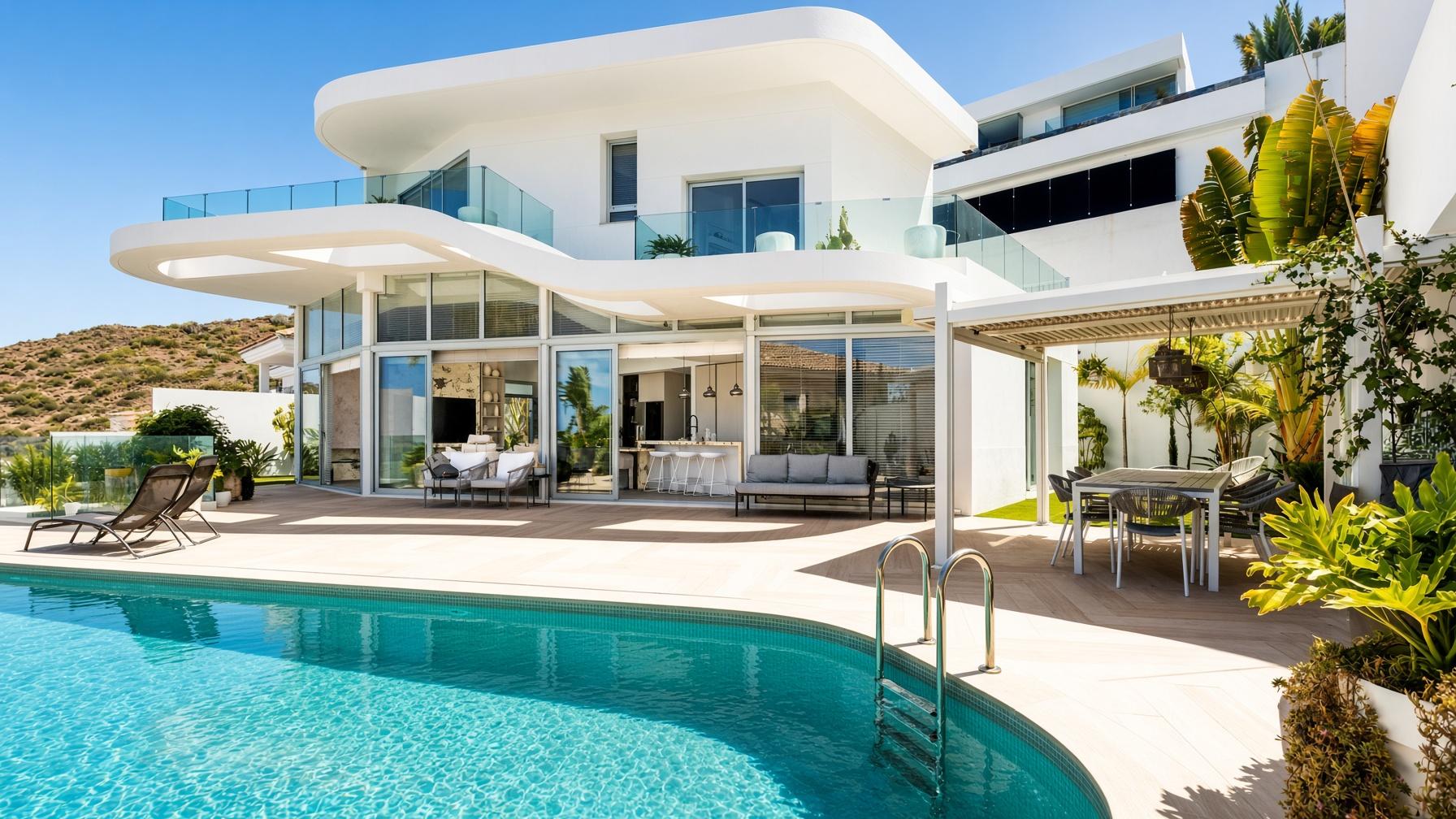 Villa with Panoramic Ocean Views in Torviscas Alto1