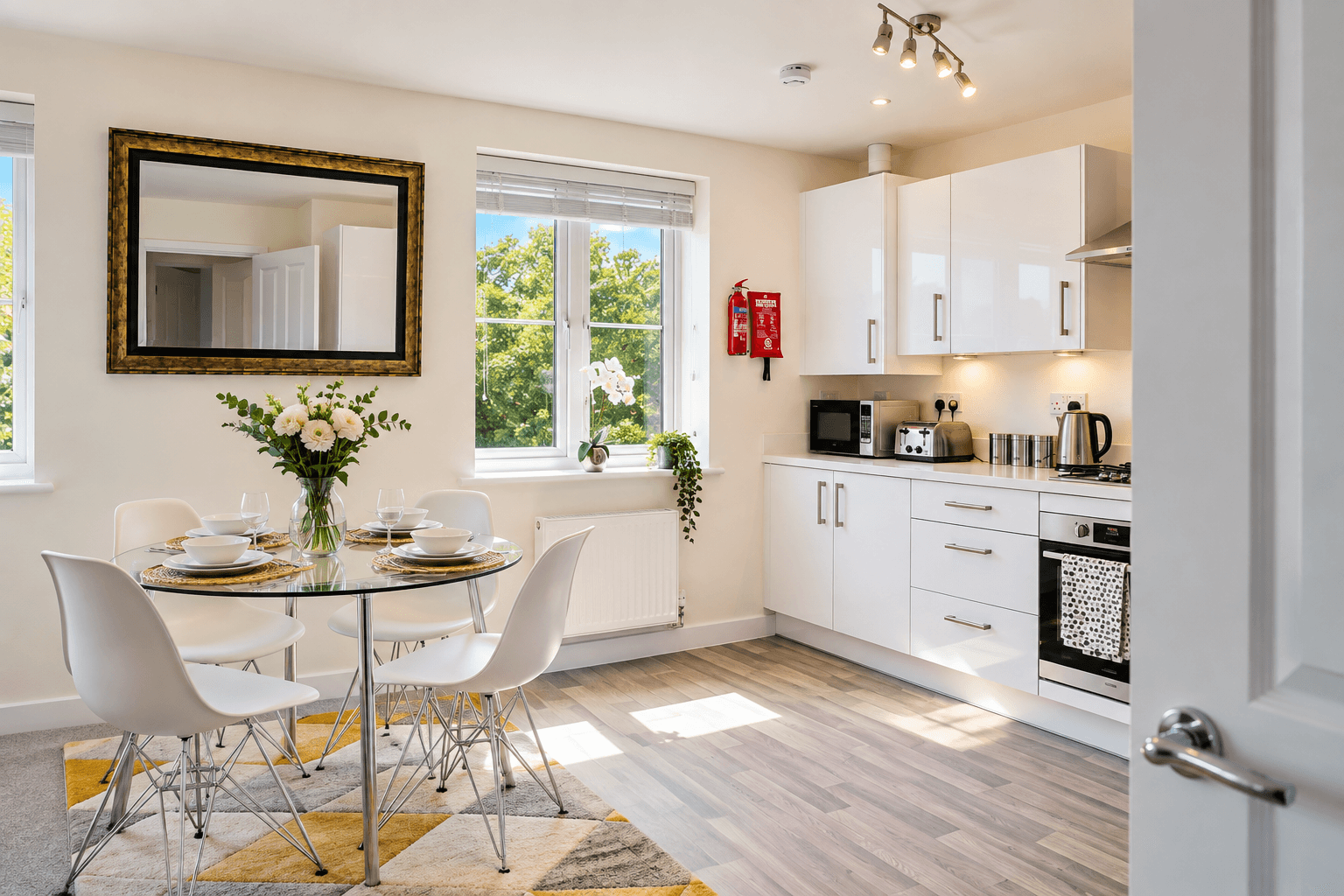 Central 2BR Flat | 2 x Parking, Quiet, Modern Stay3